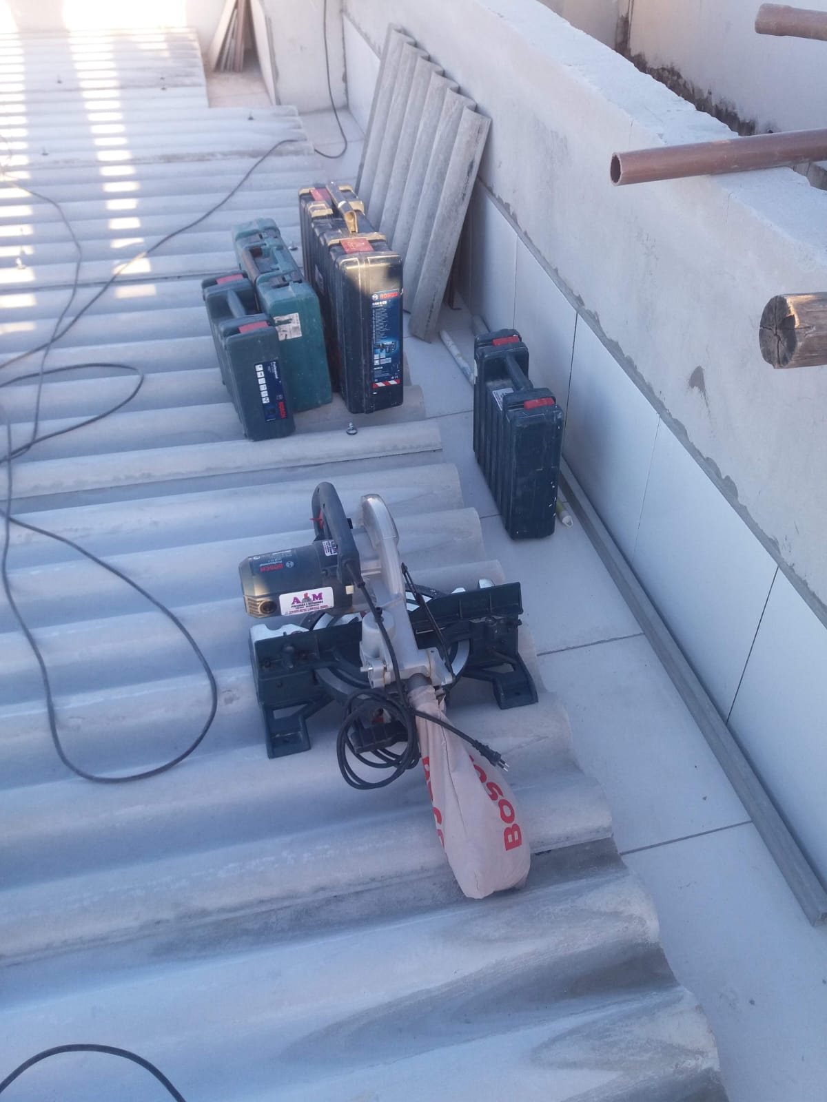 Equipamentos prontos pra obra